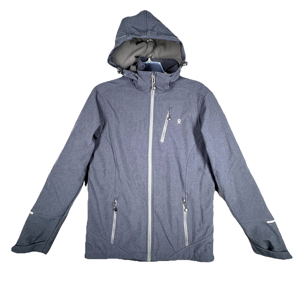 Little‎ Donkey Andy Jacket Mens Medium Gray Blue Softshell Ski Jacket Outdoors